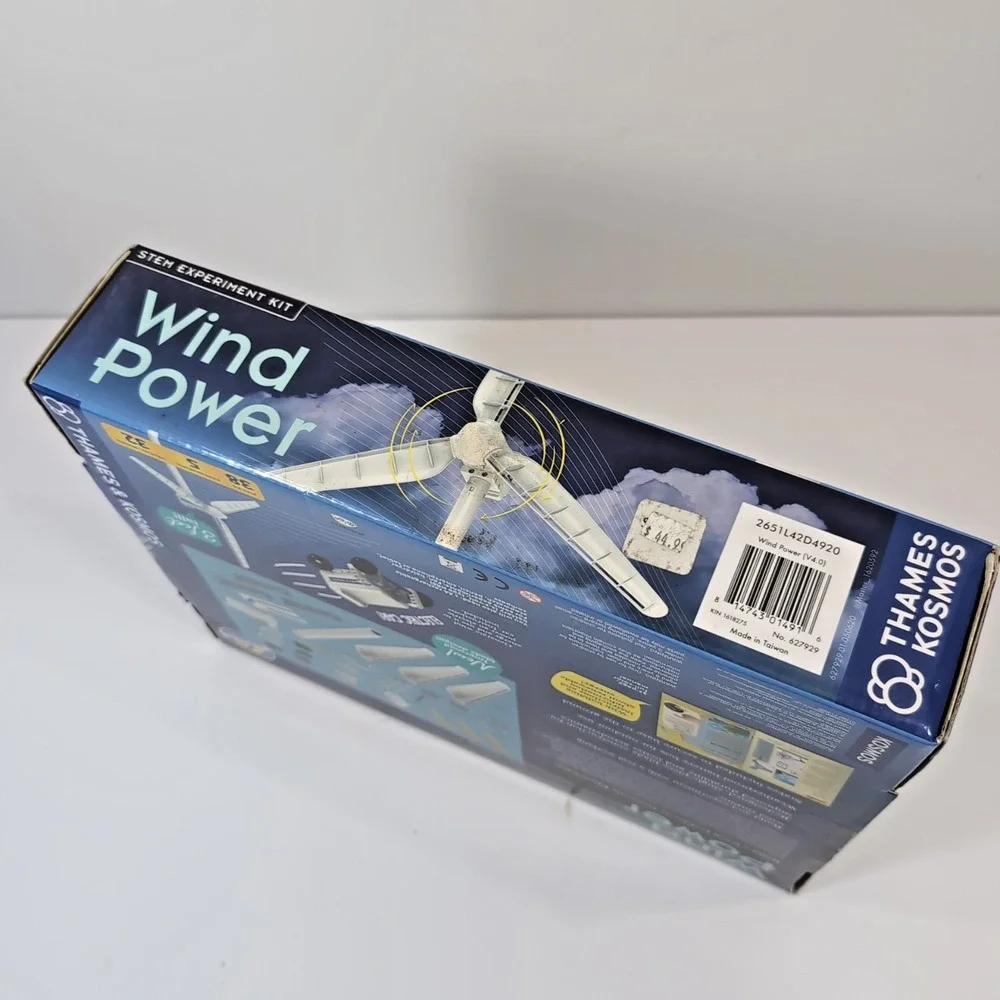 Thames & Kosmos Wind Power STEM Experiment Kit  Build a 3ft Wind Turbine Sealed